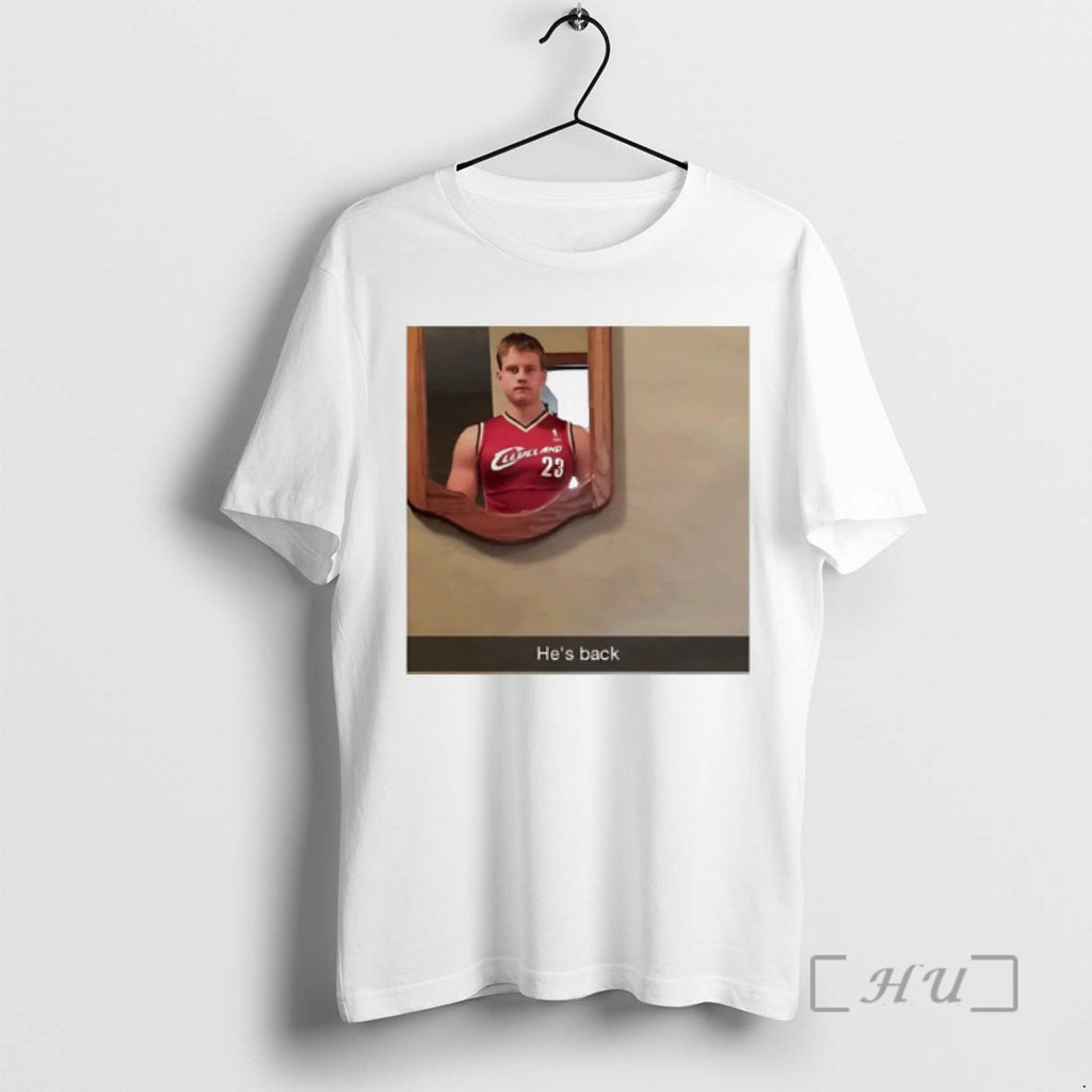 Officials Joe Burrow Hes Back T-Shirts, Hoodie, Sweatshirt | PopFlextees.com