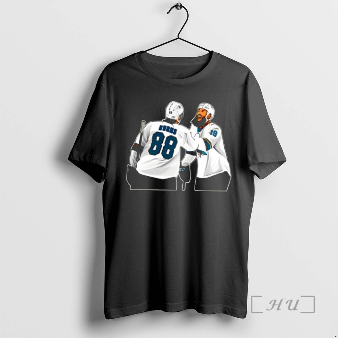 Officials Joe Thornton And Brent Burns Hockey Player T-Shirts, Hoodie, Sweatshirt | PopFlextees.com