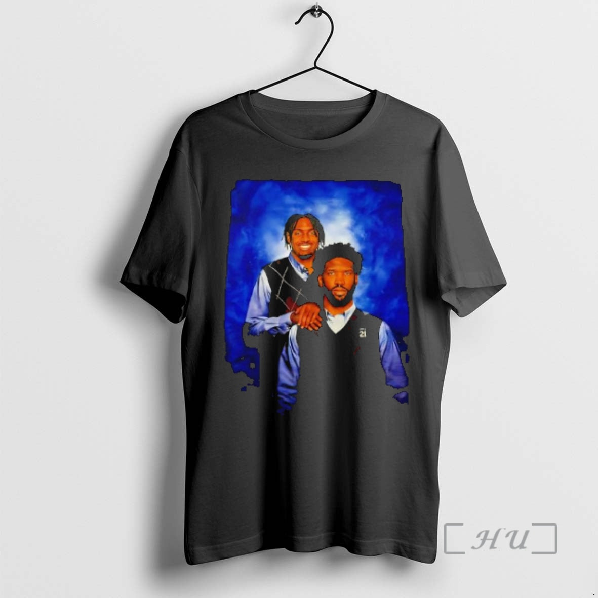 Officials Joel Embiid And Tyrese Maxey Brothers 76ers Graphic T-Shirts, Hoodie, Sweatshirt | PopFlextees.com