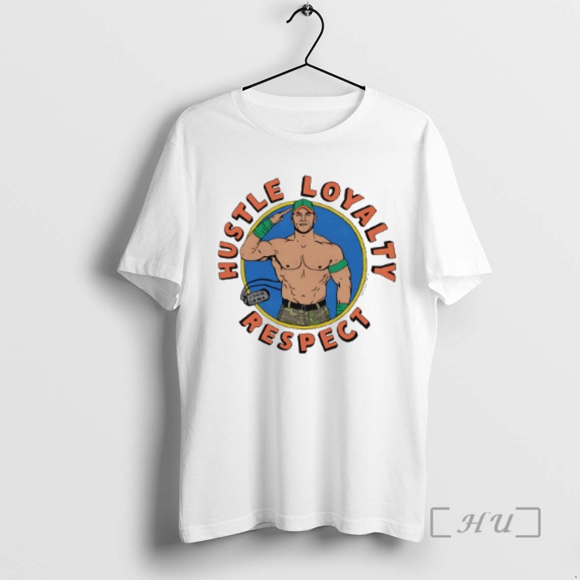 Officials John Cena Hustle Loyalty Respect Caricature T-Shirts, Hoodie, Sweatshirt | PopFlextees.com