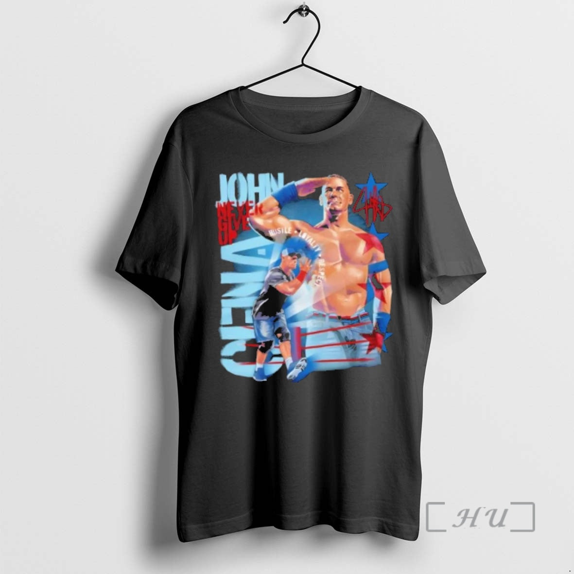 Officials John Cena Never Give Up Salute Signature T-Shirts, Hoodie, Sweatshirt | PopFlextees.com