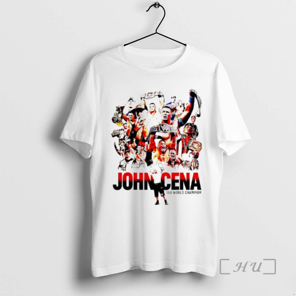 Officials John Cena Wrestlemania 17th Championship T-Shirts, Hoodie, Sweatshirt | PopFlextees.com