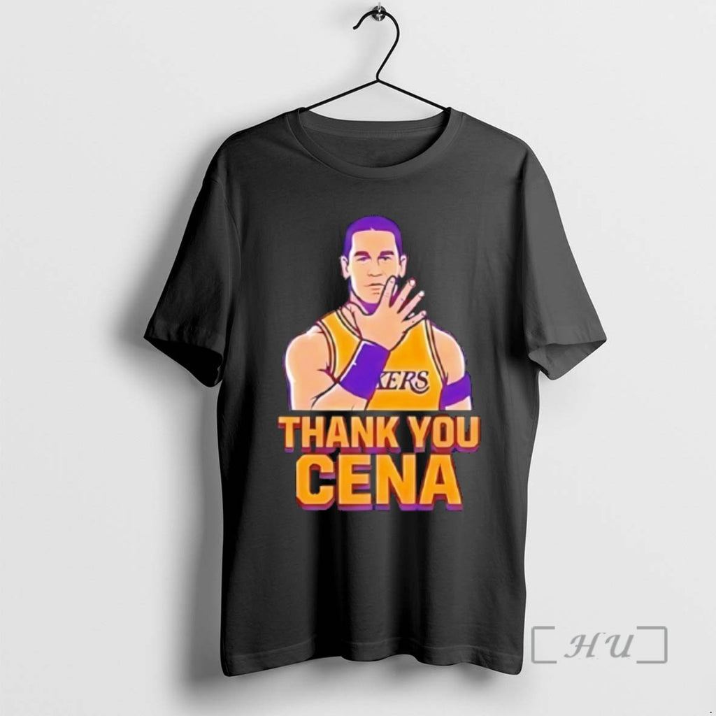 Officials John Cena X Los Angeles Lakers Thank You Cena T-Shirts, Hoodie, Sweatshirt | PopFlextees.com