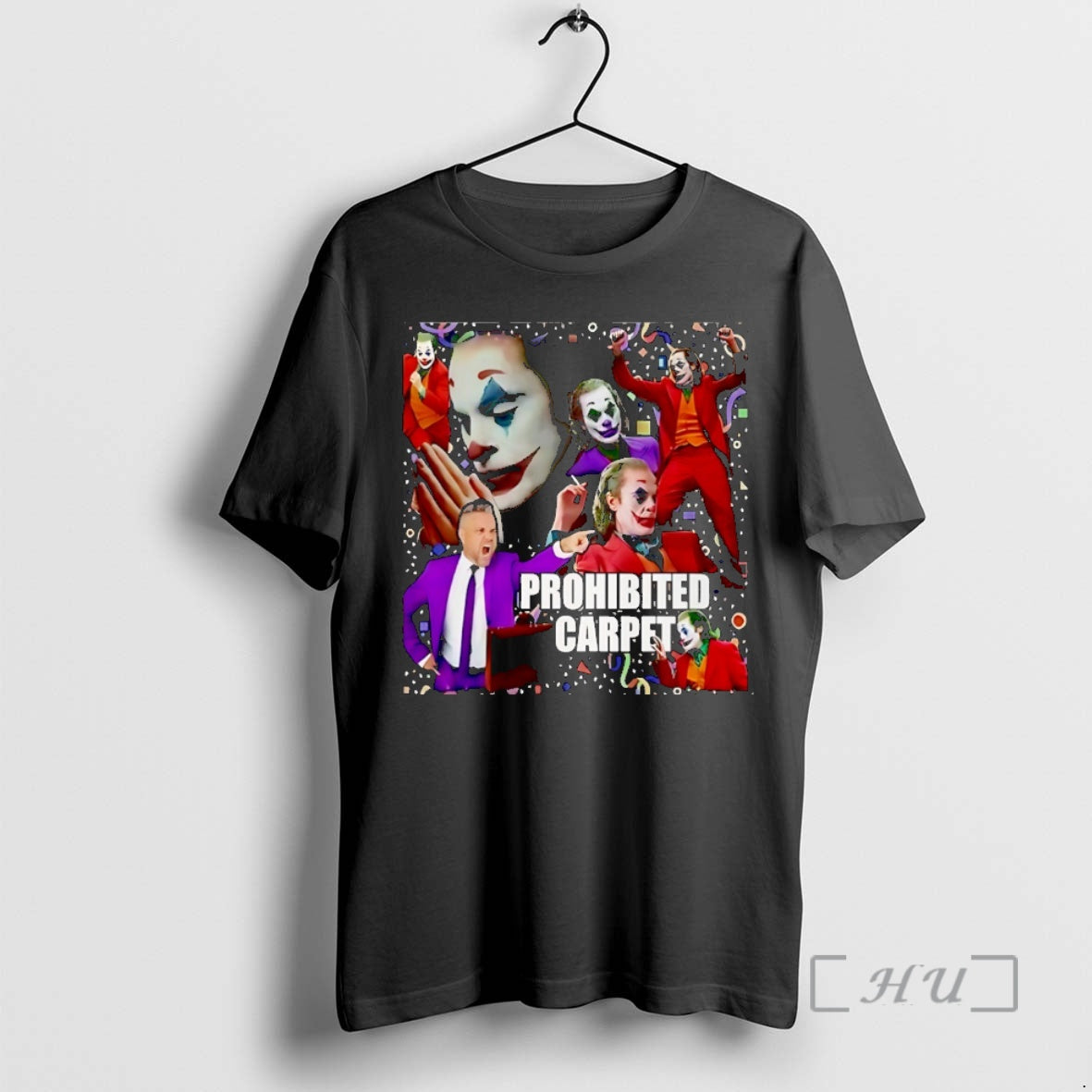 Officials Joker Prohibited Carpet Graphic Christmas T-Shirts, Hoodie, Sweatshirt | PopFlextees.com