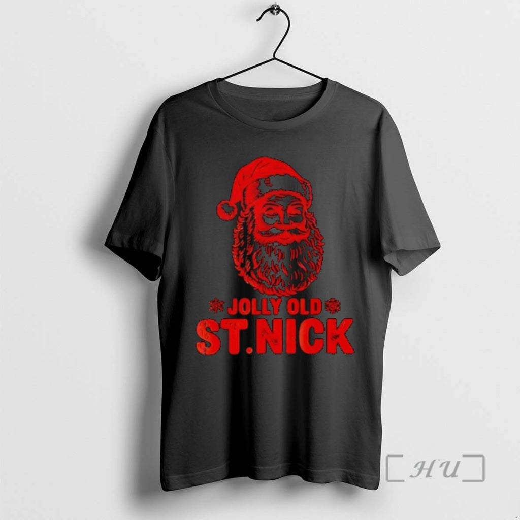 Officials Jolly Old St Nick Santa Claus Vintage Christmas T-Shirts, Hoodie, Sweatshirt | PopFlextees.com