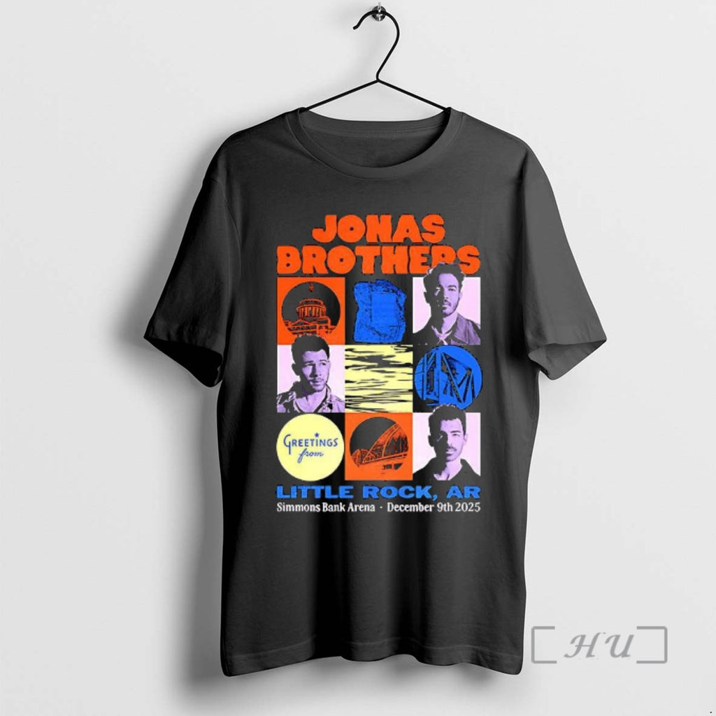 Officials Jonas Little Rock Arkansas Simmons Bank Arena 2025 T-Shirts, Hoodie, Sweatshirt | PopFlextees.com