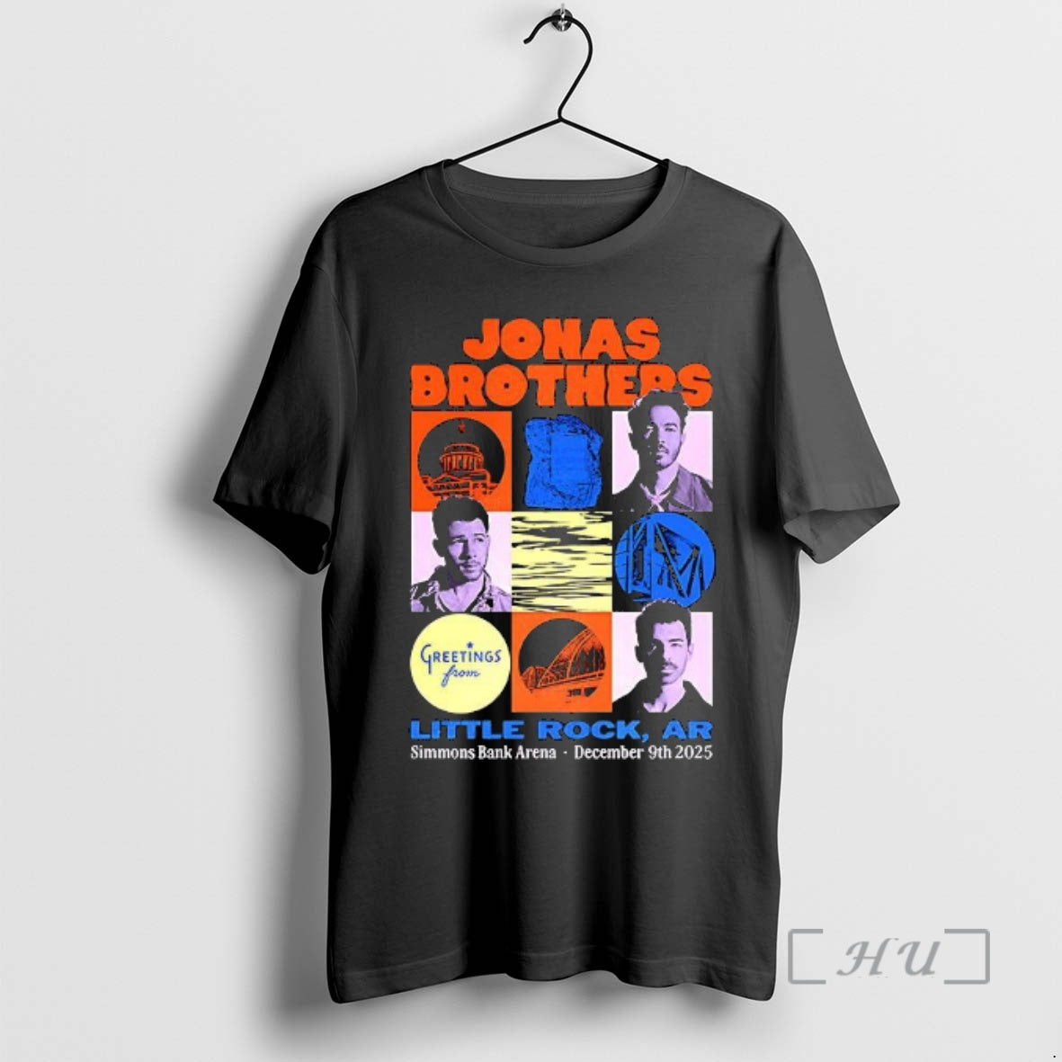 Officials Jonas Little Rock Arkansas Simmons Bank Arena 2025 T-Shirts, Hoodie, Sweatshirt | PopFlextees.com