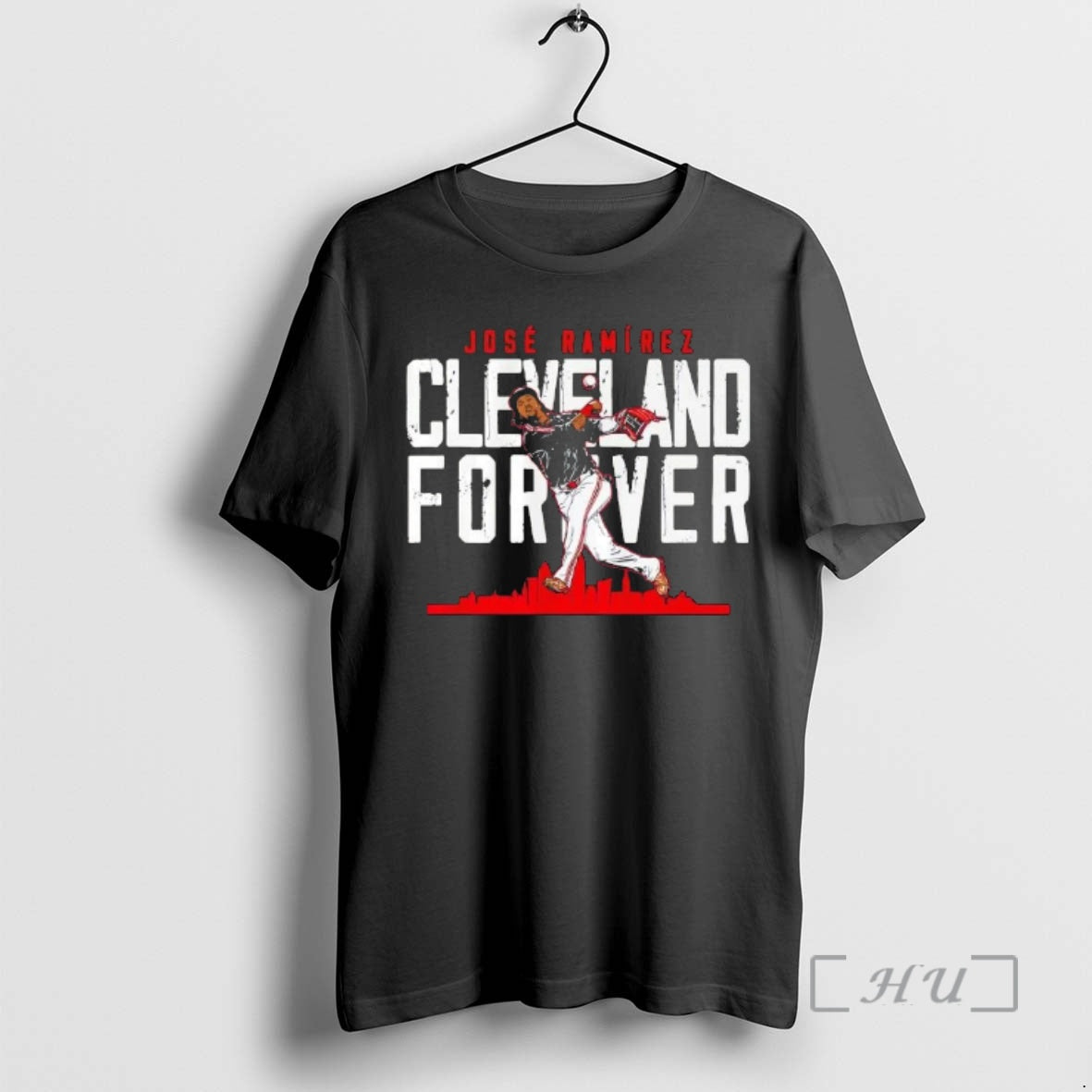 Officials Jose Ramirez Cleveland Guardians Forever Skyline T-Shirts, Hoodie, Sweatshirt | PopFlextees.com