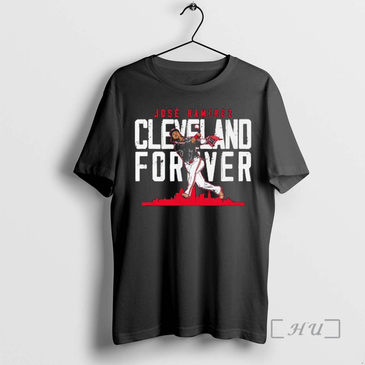 Officials Jose Ramirez Cleveland Forever Cleveland Guardians Baseball Skyline T-Shirts, Hoodie, Sweatshirt | PopFlextees.com