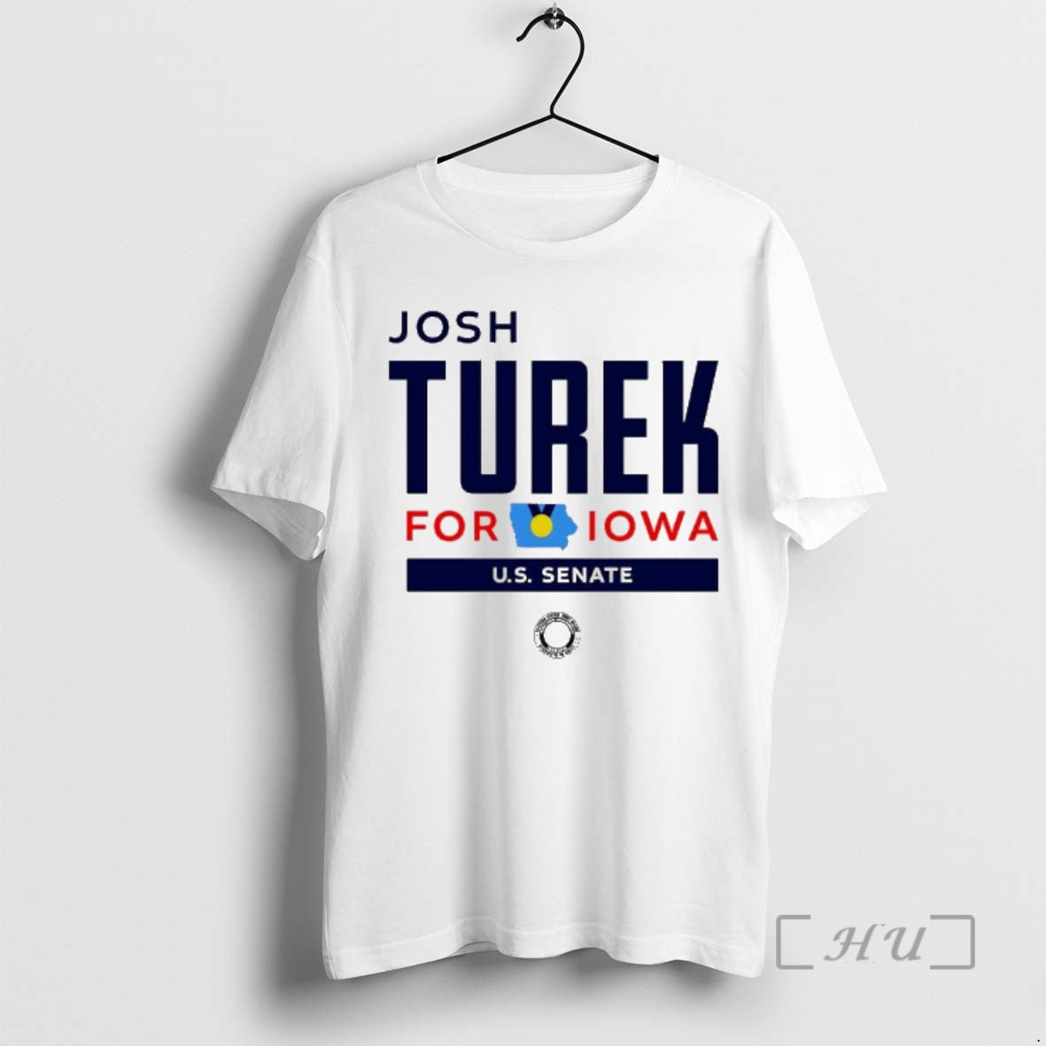 Officials Josh Turek For Iowa Square Logo T-Shirts, Hoodie, Sweatshirt | PopFlextees.com