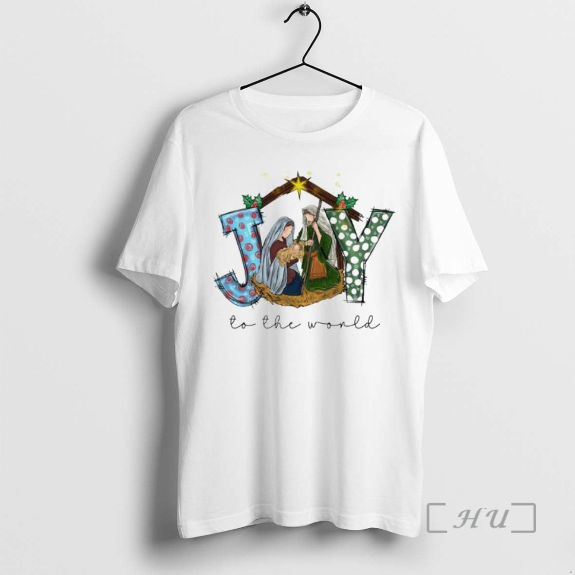 Officials Joy To The World Manger Christmas Ornaments T-Shirts, Hoodie, Sweatshirt | PopFlextees.com