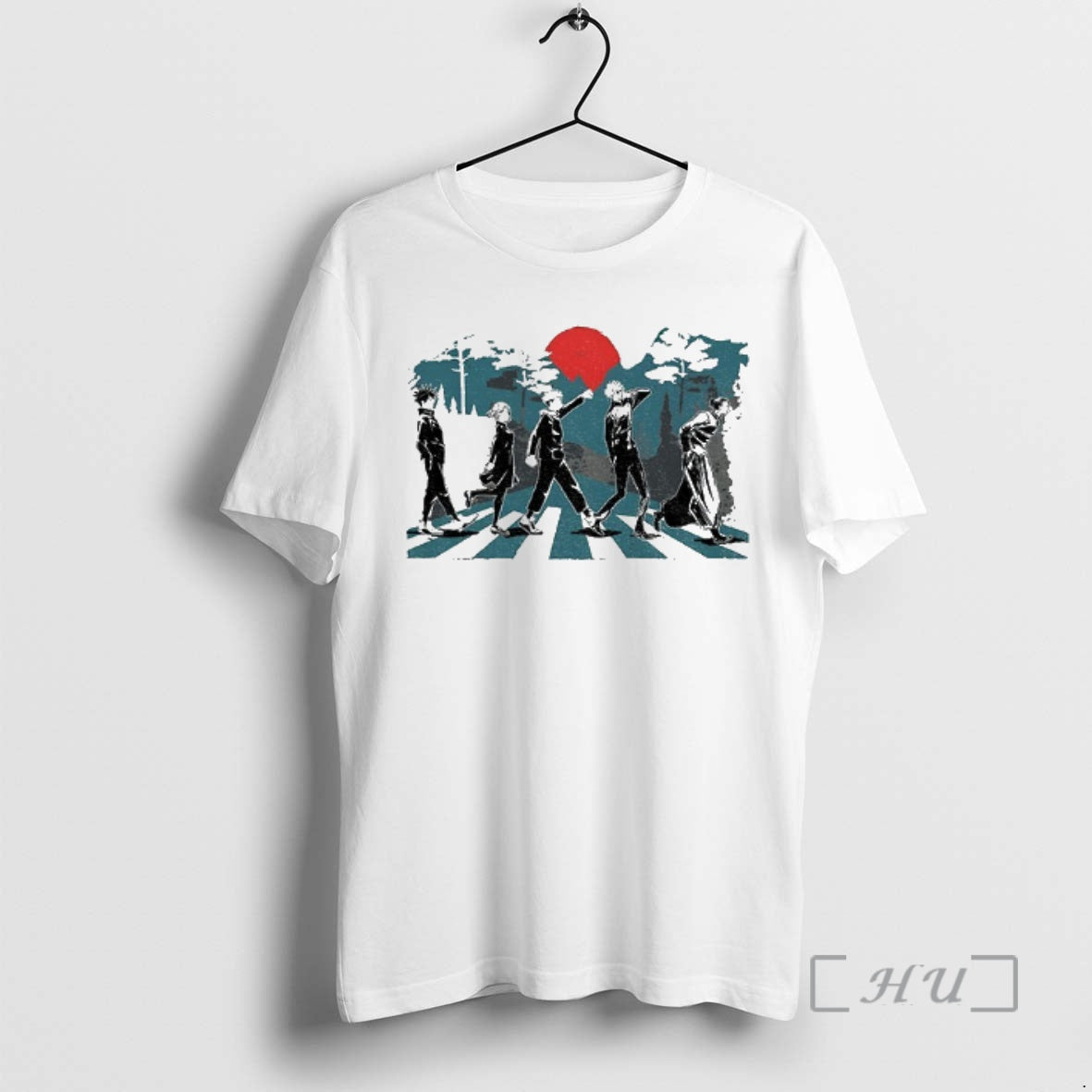 Officials Jujutsu Kaisen Abbey Road Jjk Anime Gojo Friends T-Shirts, Hoodie, Sweatshirt | PopFlextees.com