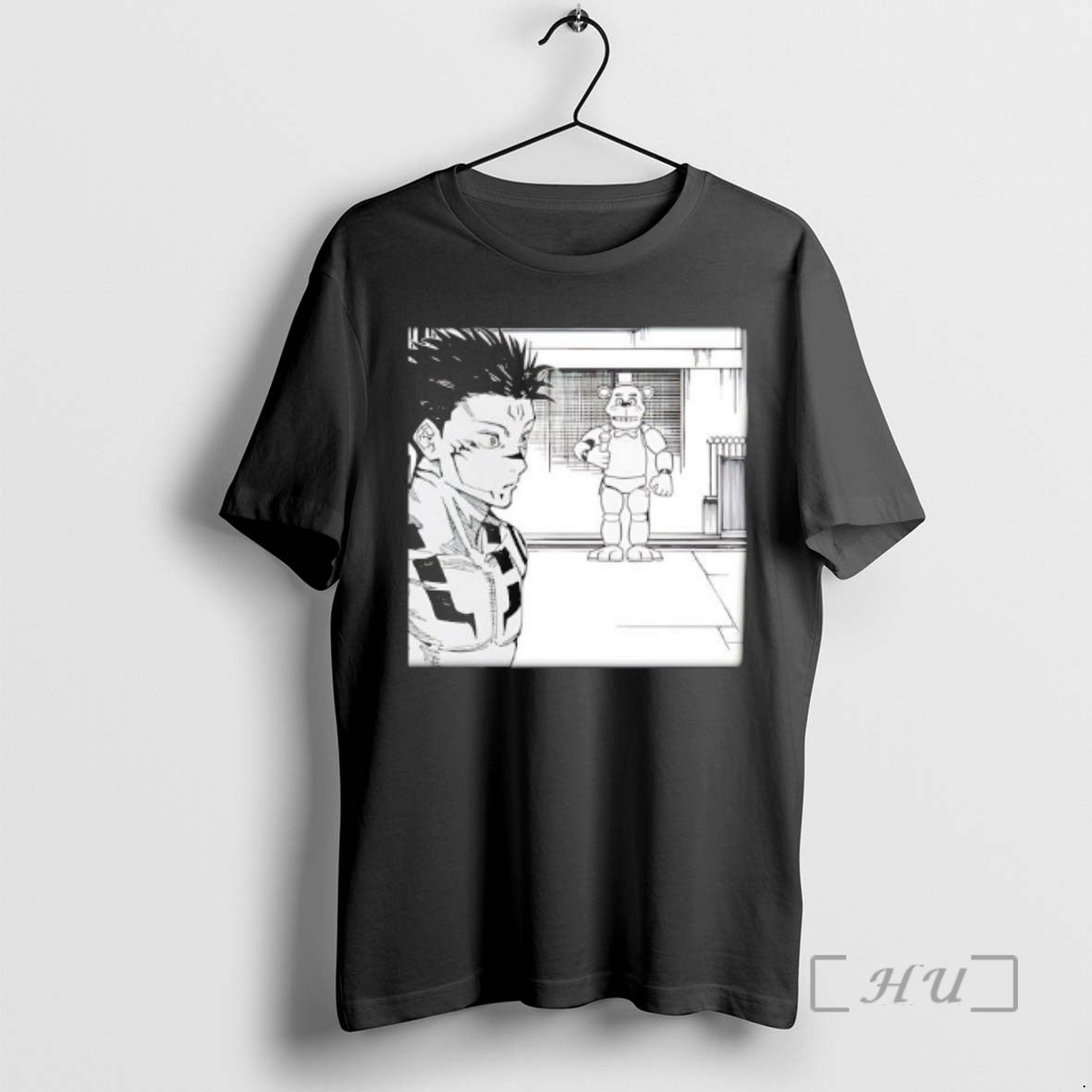 Officials Jujutsu Kaisen And Five Nights At Freddys Anime Graphic T-Shirts, Hoodie, Sweatshirt | PopFlextees.com
