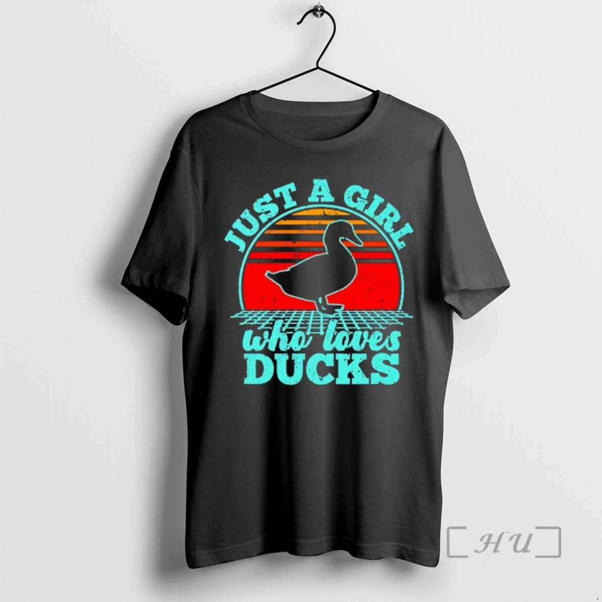 Officials Just A Girl Who Loves Ducks Sunset T-Shirts, Hoodie, Sweatshirt | PopFlextees.com