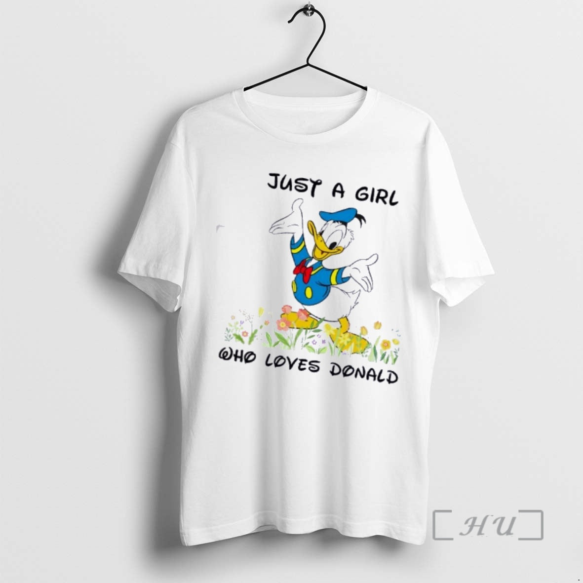 Officials Just A Girl Who Loves Donald Duck T-Shirts, Hoodie, Sweatshirt | PopFlextees.com
