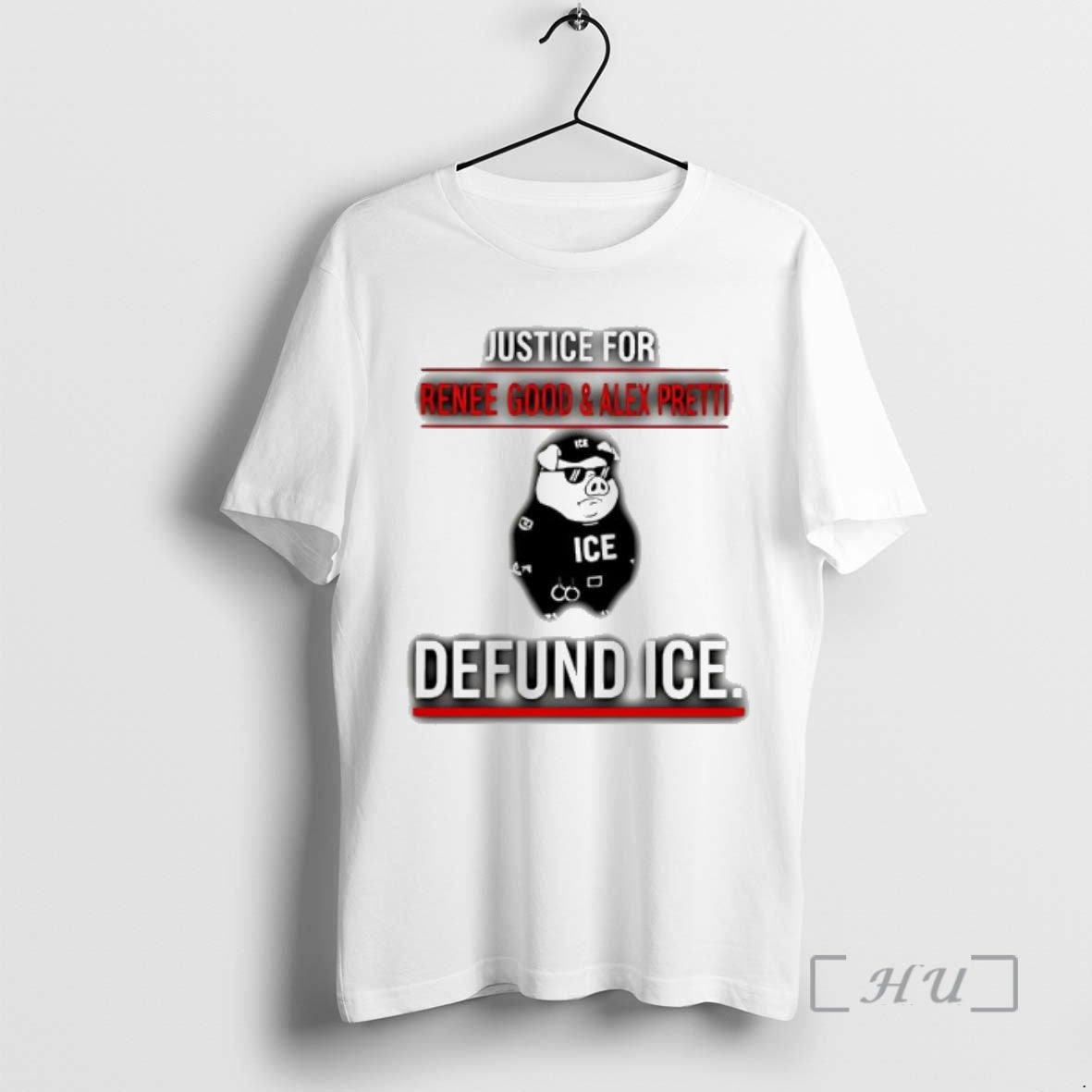 Officials Justice For Renee Good Alex Pretti Defund Ice Pig T-Shirts, Hoodie, Sweatshirt | PopFlextees.com