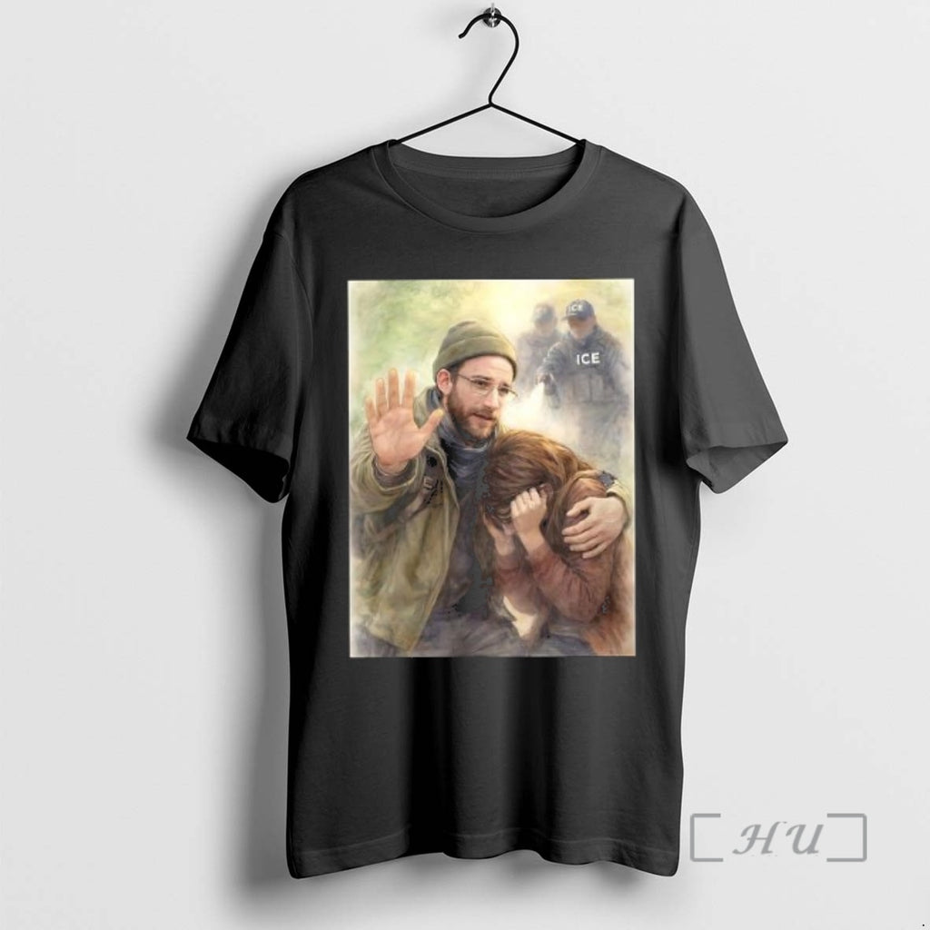 Officials Justice For Alex Pretti Rest In Peace Cross Woman T-Shirts, Hoodie, Sweatshirt | PopFlextees.com
