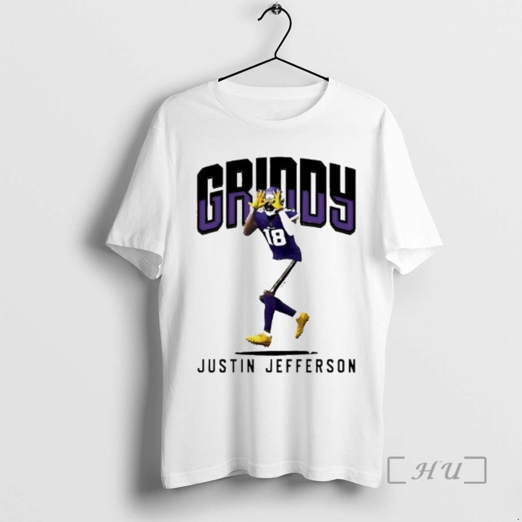 Officials Justin Jefferson Griddy Signature T-Shirts, Hoodie, Sweatshirt