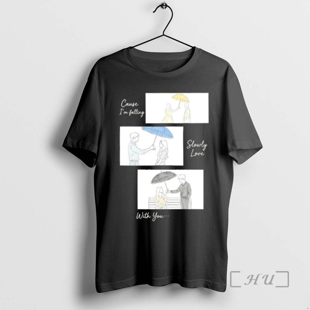 Officials K Drama Film Frames Cause Im Falling Slowly Love With You Premium T Shirts Hoodie, Sweatshirt | PopFlextees.com