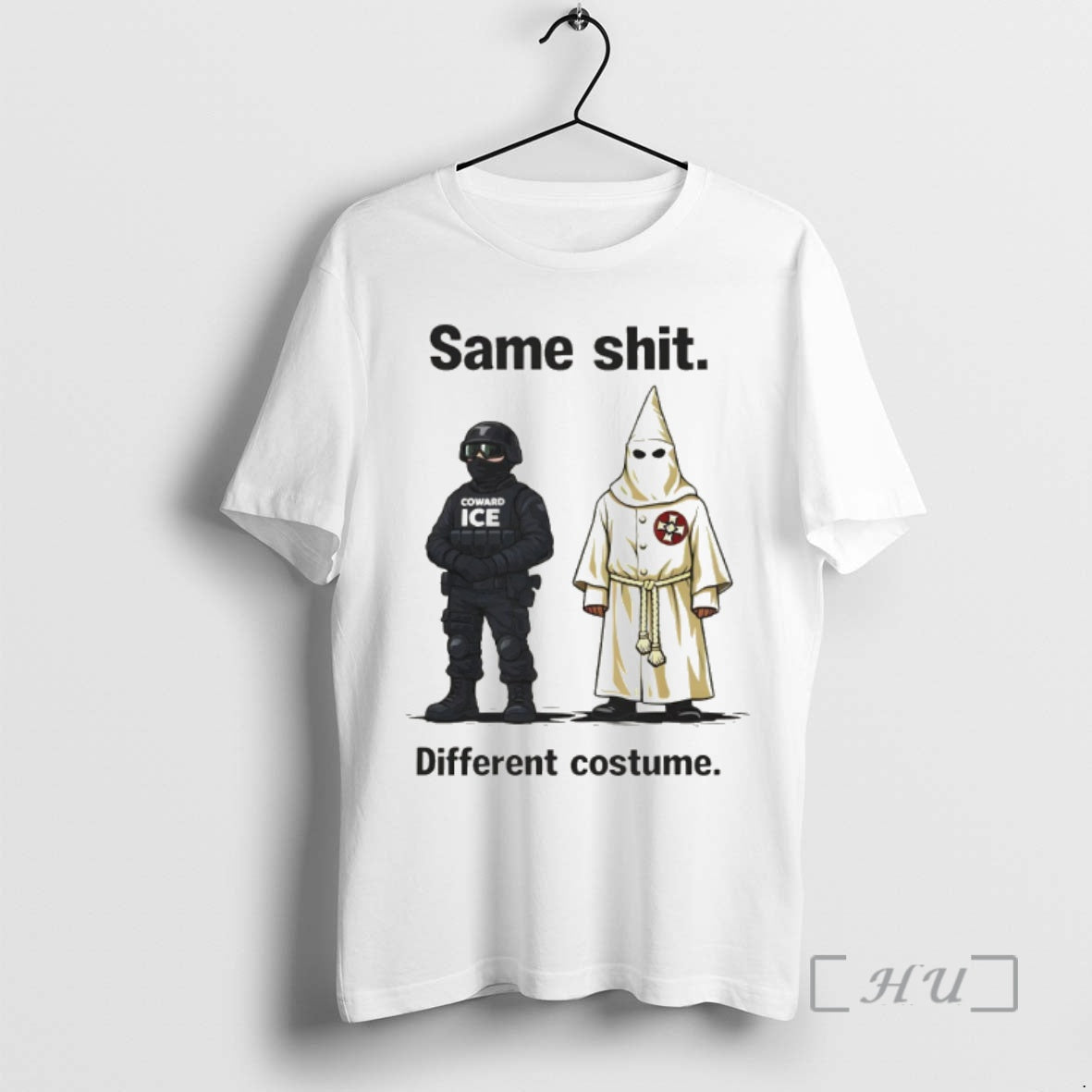 Officials Kkk Same Shit Different Costume Anti Fascist Abolish Ice T-Shirts, Hoodie, Sweatshirt