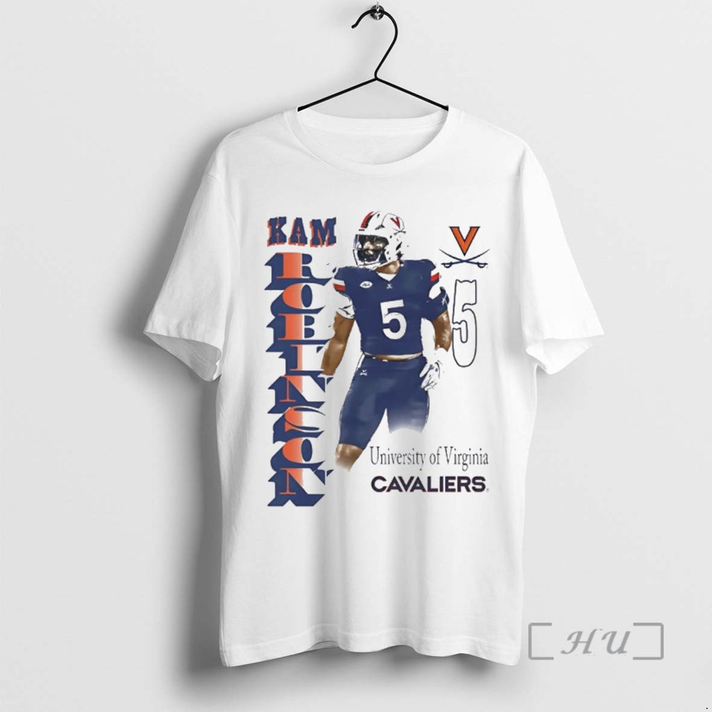 Officials Kam Robinson Portrait Virginia Cavaliers Christmas T-Shirts, Hoodie, Sweatshirt | PopFlextees.com