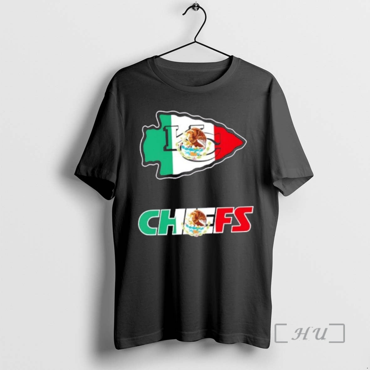 Officials Kansas City Chiefs Football X Mexican Flag Logo T-Shirts, Hoodie, Sweatshirt | PopFlextees.com