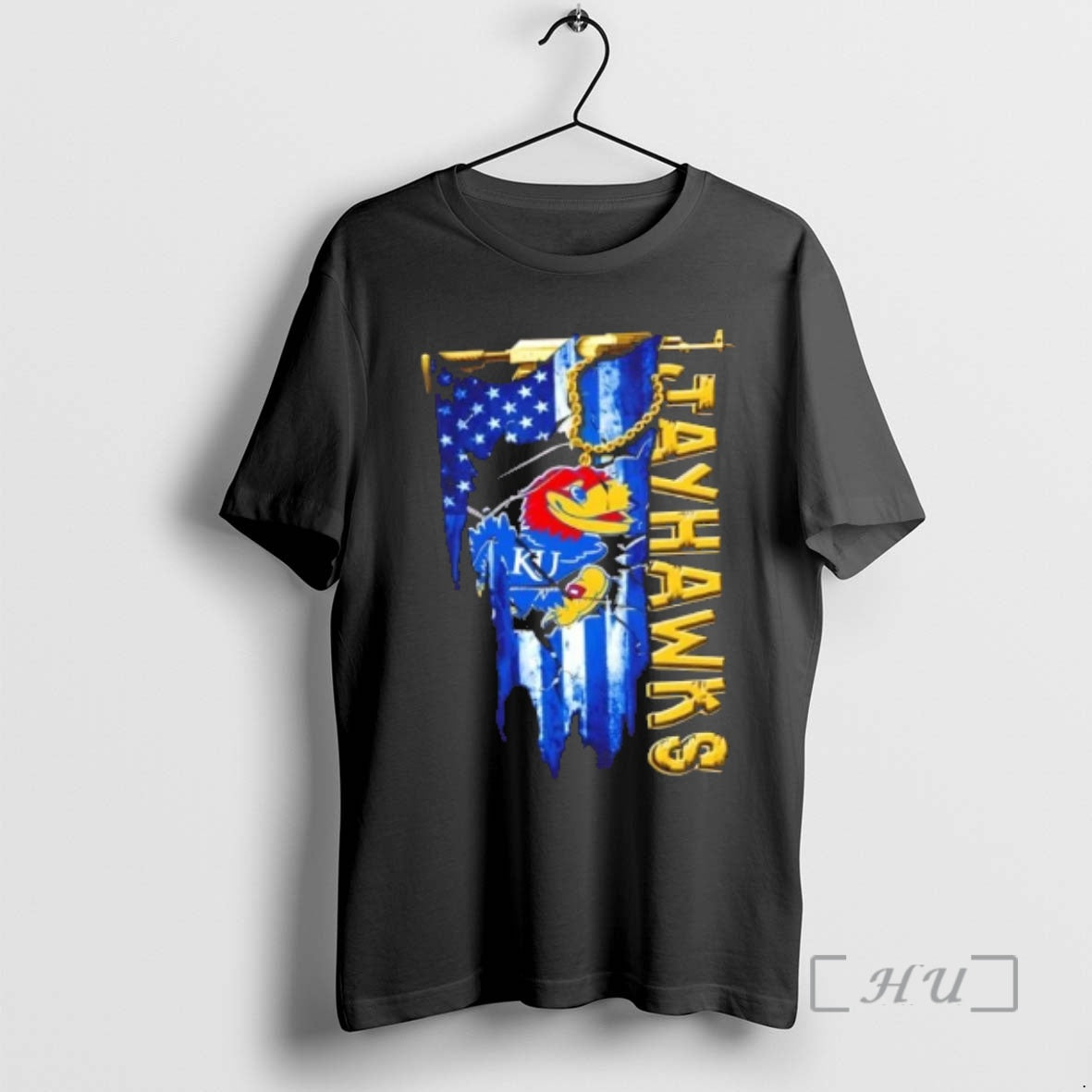 Officials Kansas Jayhawks Football Battle Shattered Usa Flag Rip Design T-Shirts, Hoodie, Sweatshirt | PopFlextees.com