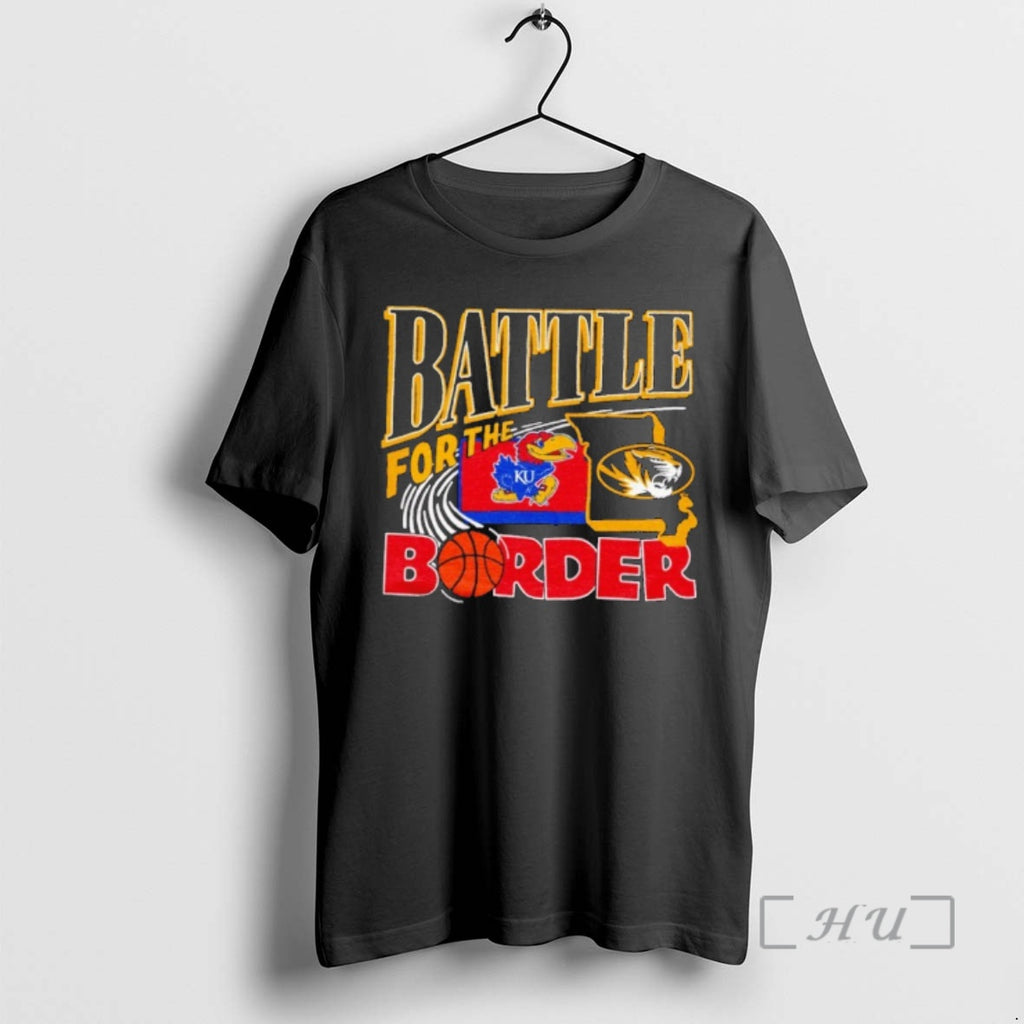 Officials Kansas Jayhawks Vs Mizzou Tigers 2025 Battle For The Border Premium T Shirts Sweater Hoodie, Sweatshirt