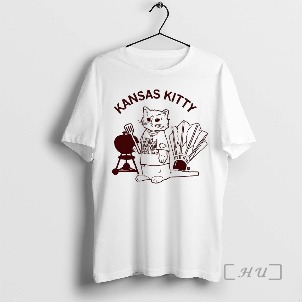 Officials Kansas Kitty I Wish Patrick Mahome Was My Real Dad Meme Premium T Shirts Hoodie, Sweatshirt | PopFlextees.com