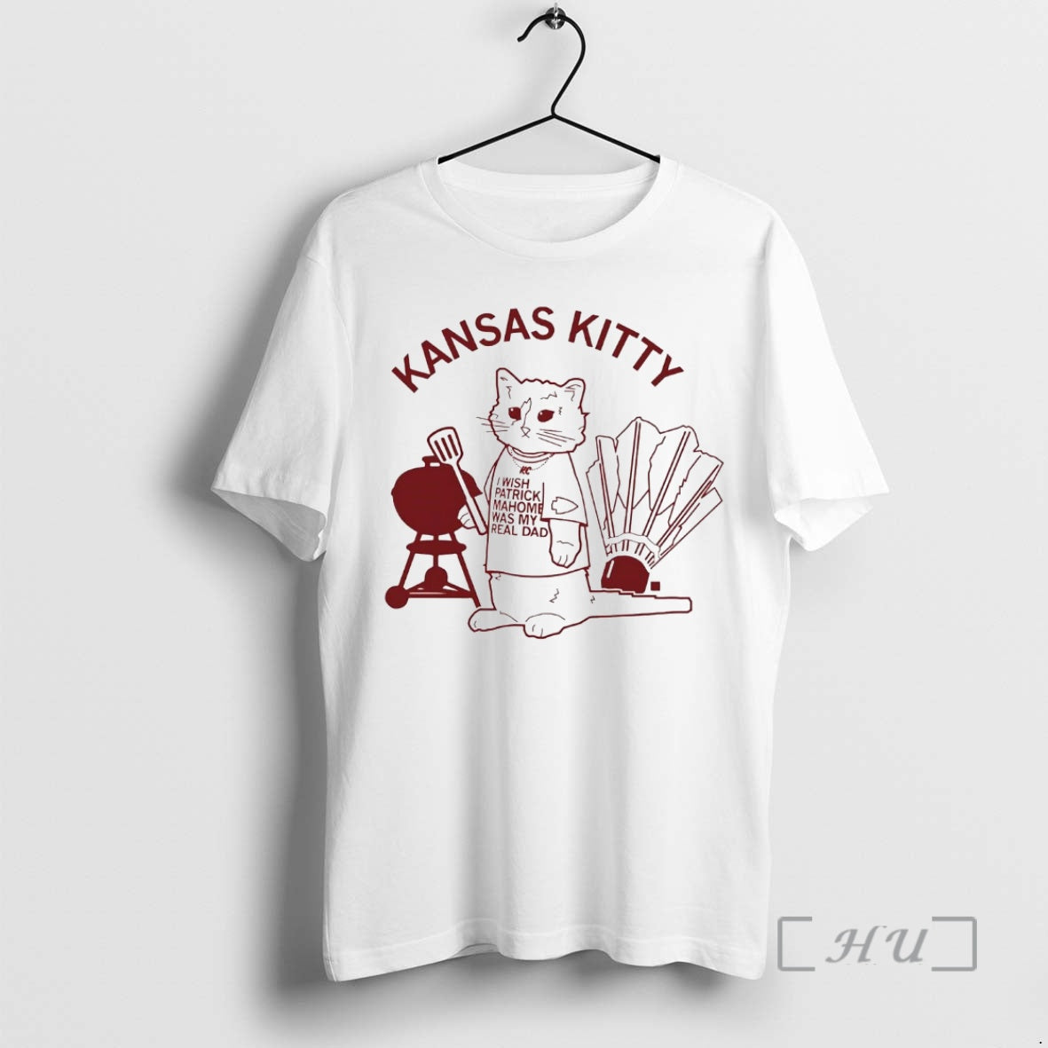 Officials Kansas Kitty I Wish Patrick Mahomes Was My Real Dad Premium T Shirts Sweater Hoodie, Sweatshirt | PopFlextees.com