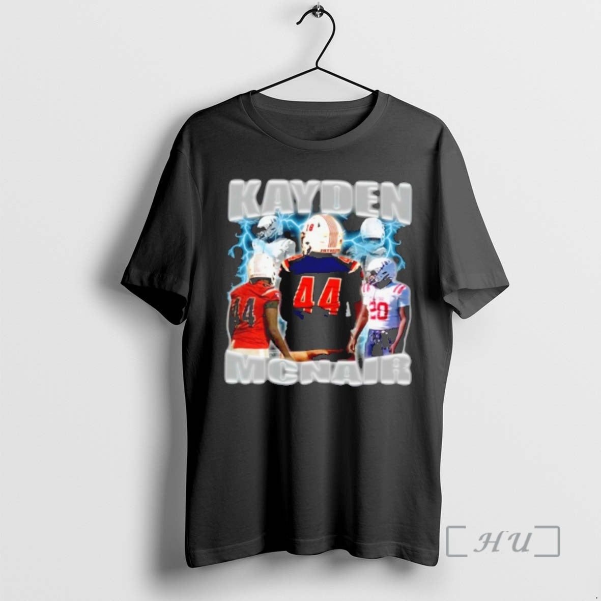 Officials Kayden Mcnair Football Lightning Graphic T-Shirts, Hoodie, Sweatshirt | PopFlextees.com