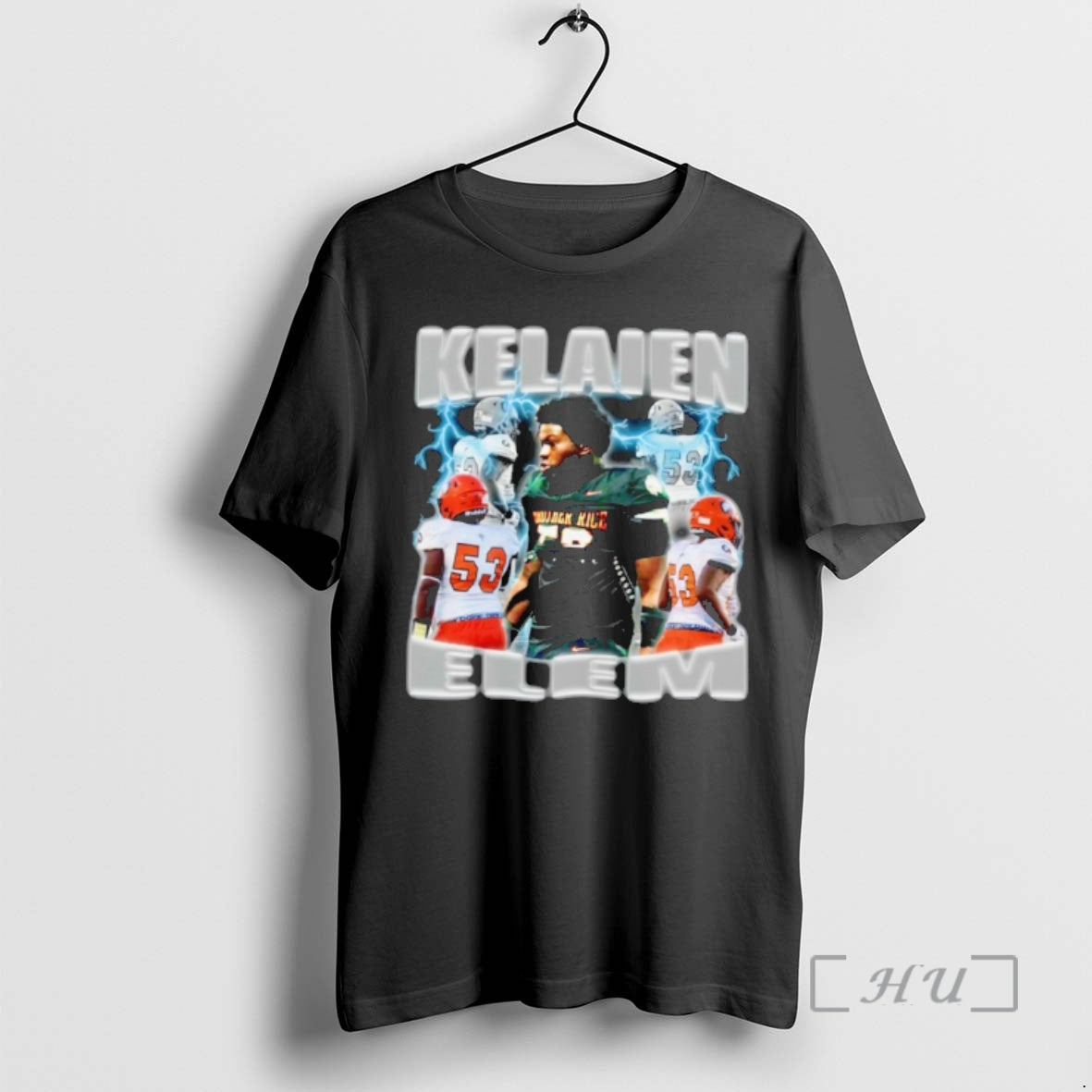 Officials Kelaien Elem Football Lightning Graphic T-Shirts, Hoodie, Sweatshirt | PopFlextees.com