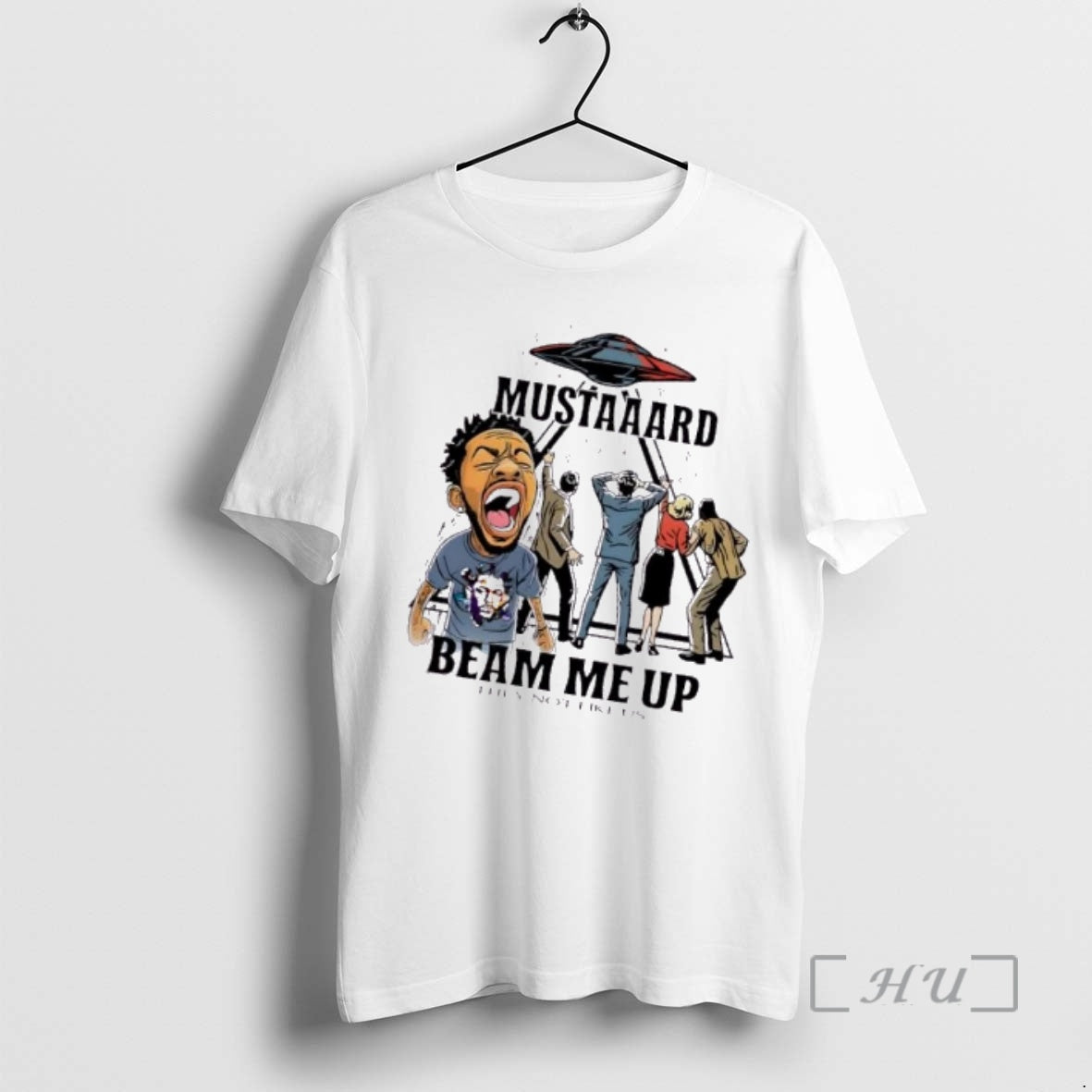 Officials Kendrick Lamar Mustaaard Beam Me Up They Not Like Us Caricature Premium T Shirts Hoodie, Sweatshirt