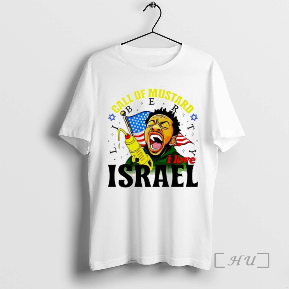 Officials Kendrick Call Of Mustard I Love Israel Graphic T-Shirts, Hoodie, Sweatshirt | PopFlextees.com