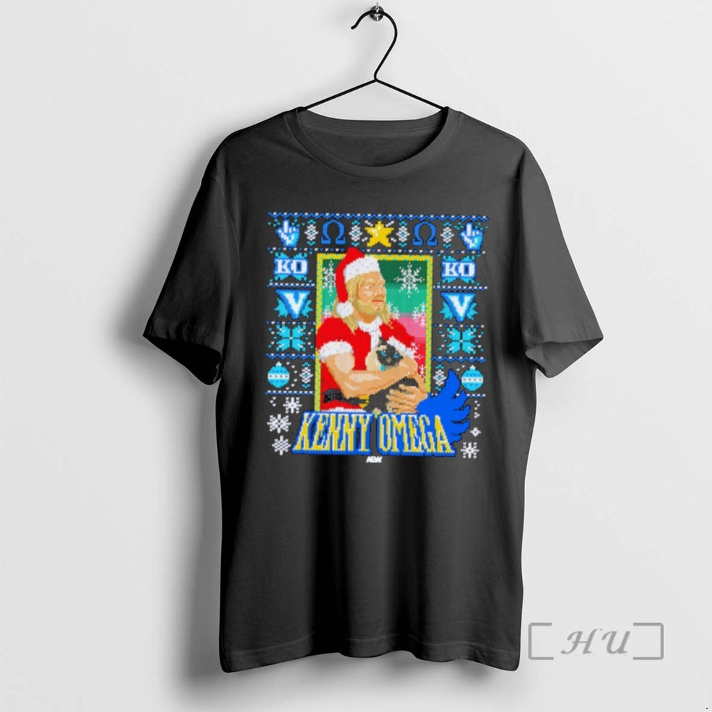 Officials Kenny Omega Purrfect Christmas Holiday Sweat T-Shirts, Hoodie, Sweatshirt | PopFlextees.com