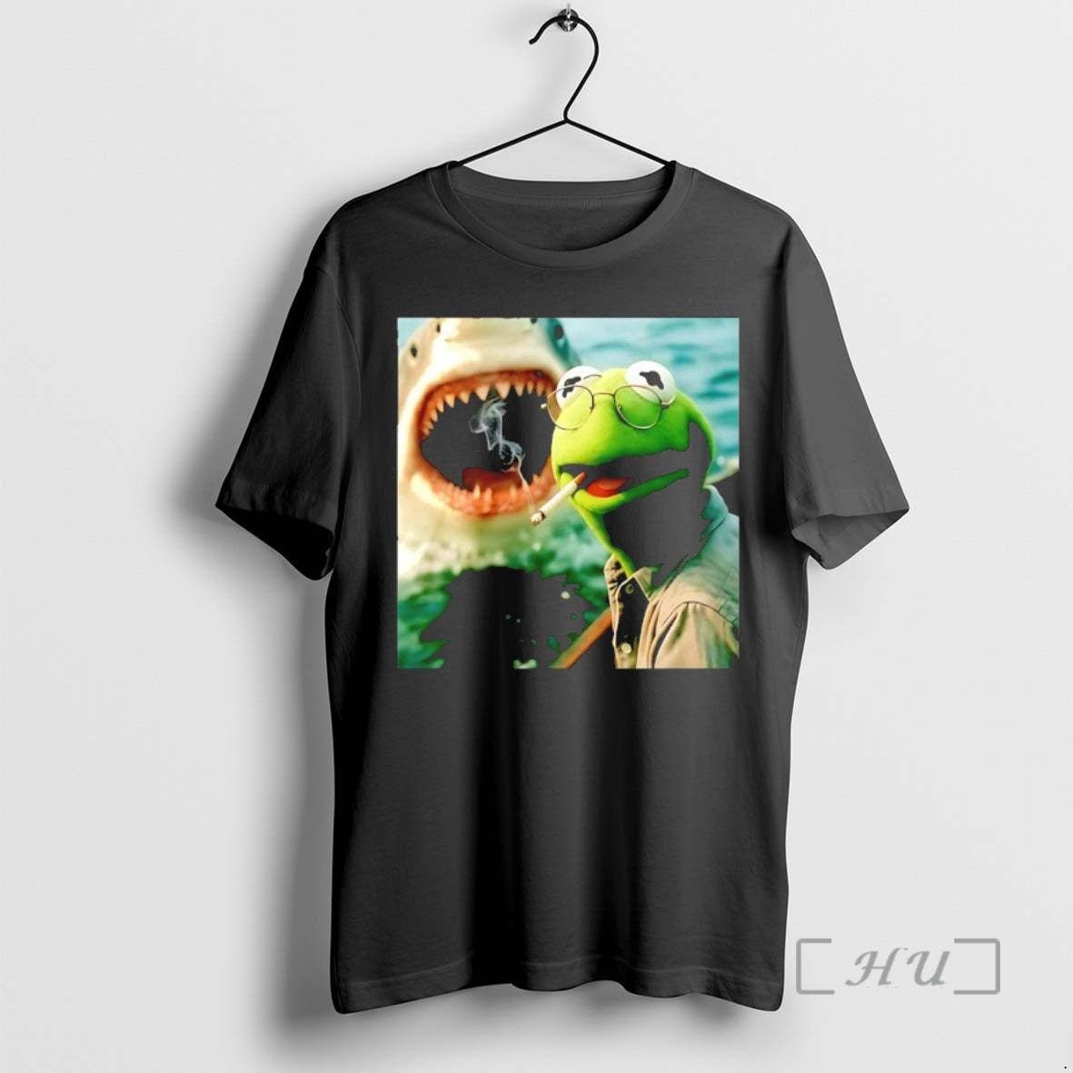 Officials Kermit The Frog Smoking Jaws Muppet Meme T-Shirts, Hoodie, Sweatshirt | PopFlextees.com