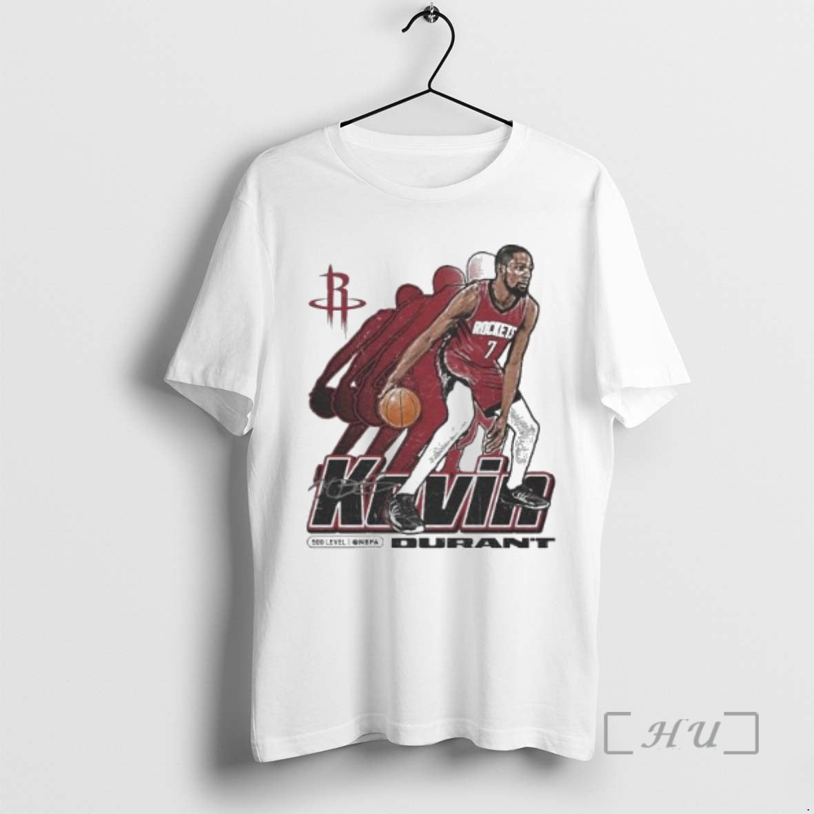 Officials Kevin Durant Houston Rockets Nba Retro Signature Circle White T-Shirts, Hoodie, Sweatshirt | PopFlextees.com