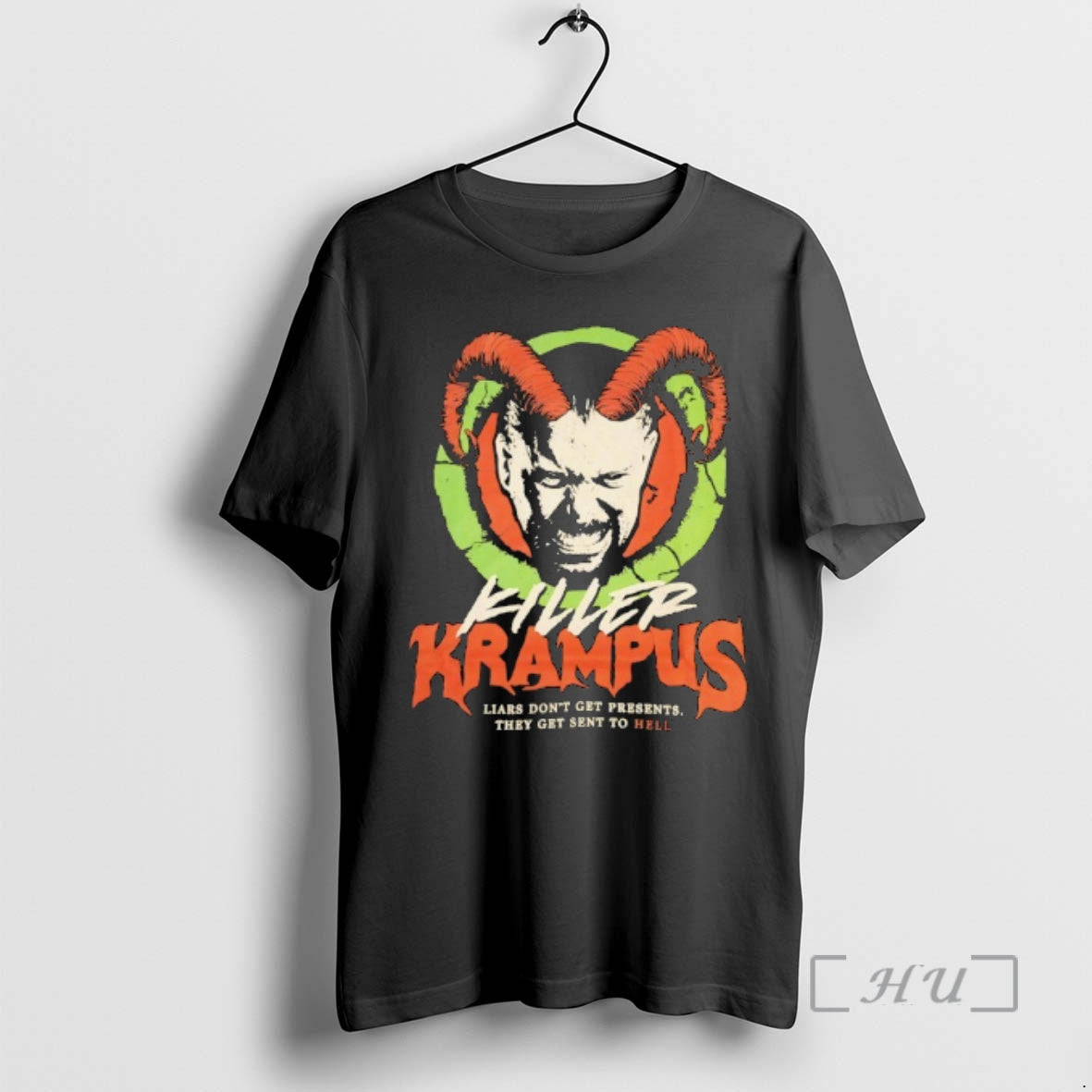 Officials Killer Krampus Liars Dont Get Present They Get Sent To Hell Premium T Shirts Hoodie, Sweatshirt | PopFlextees.com