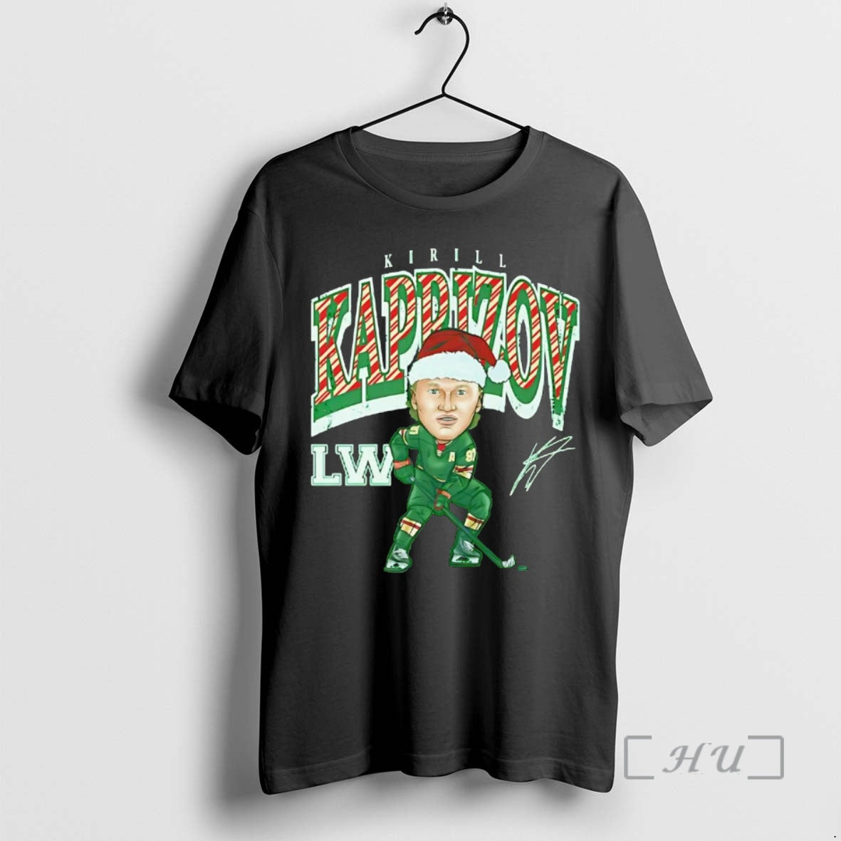 Officials Kirill Kaprizov Lw Santa Cartoon Minnesota Wild T-Shirts, Hoodie, Sweatshirt | PopFlextees.com