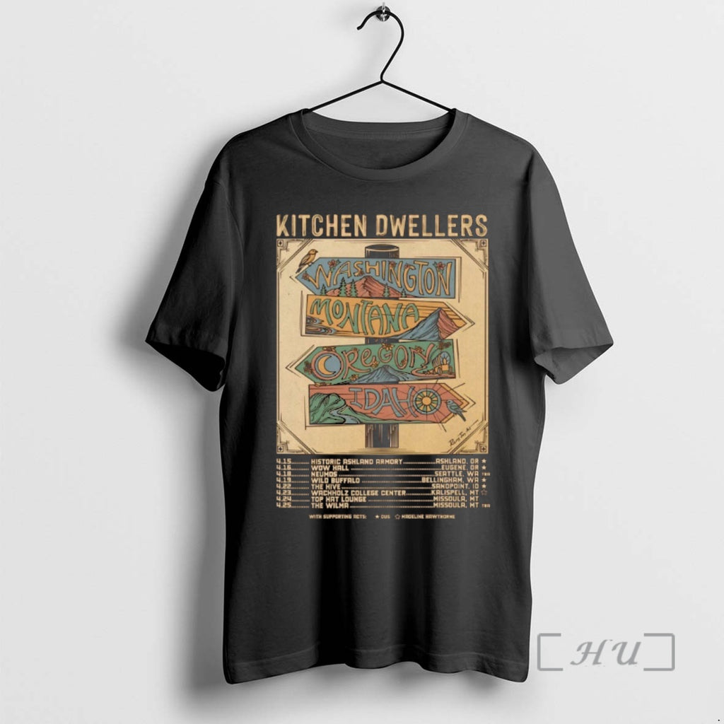 Officials Kitchen Dwellers Spring Tour 2026 T-Shirts, Hoodie, Sweatshirt | PopFlextees.com