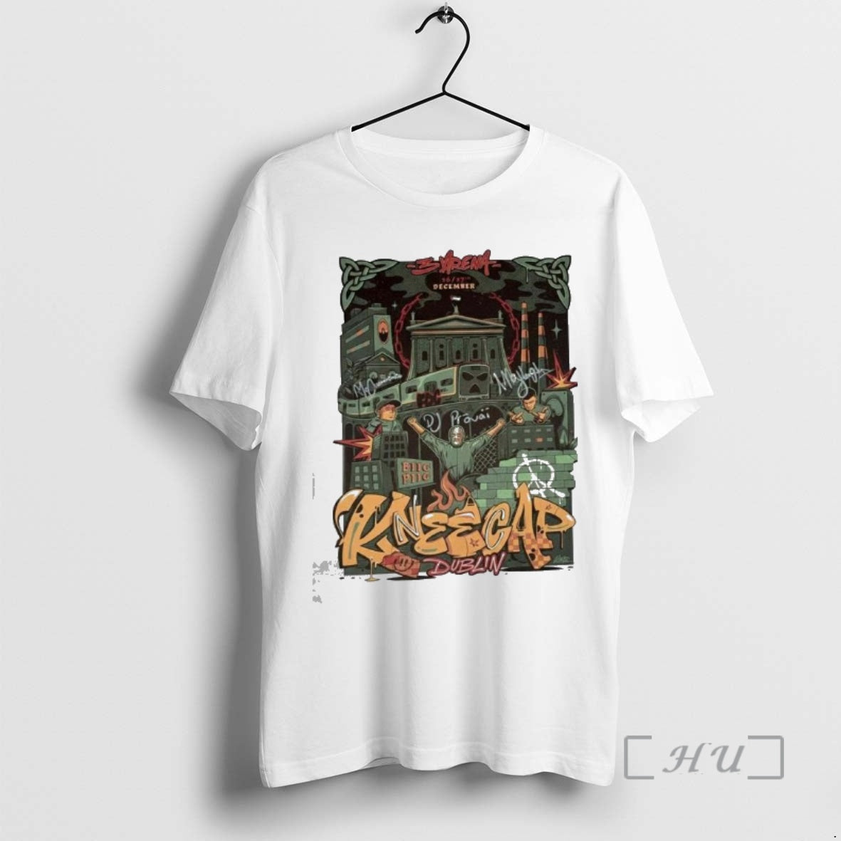 Officials Kneecap Dublin Ireland 2025 Event At 3 Arena On December 16 17 2025 Signed T-Shirts, Hoodie, Sweatshirt