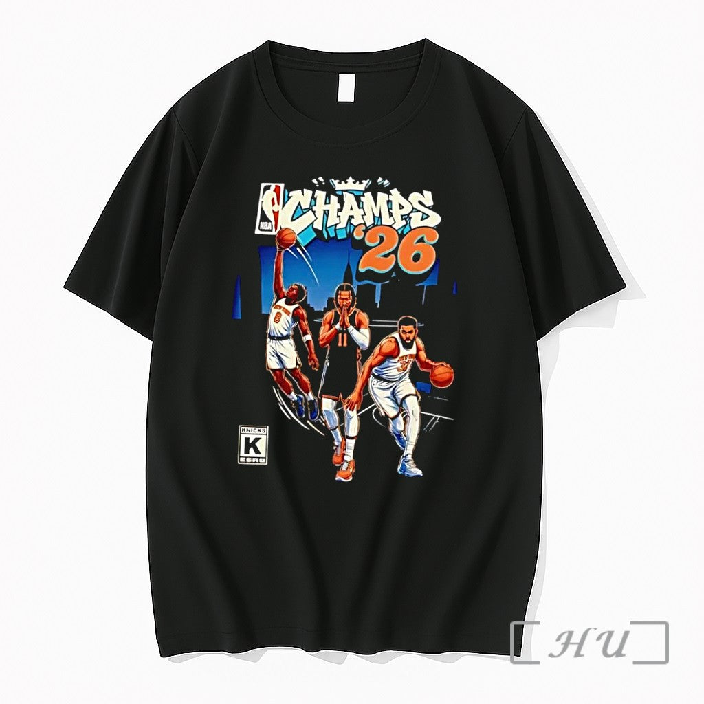 Officials Knicks Nba Champs 26 Basketball Players Performance Black