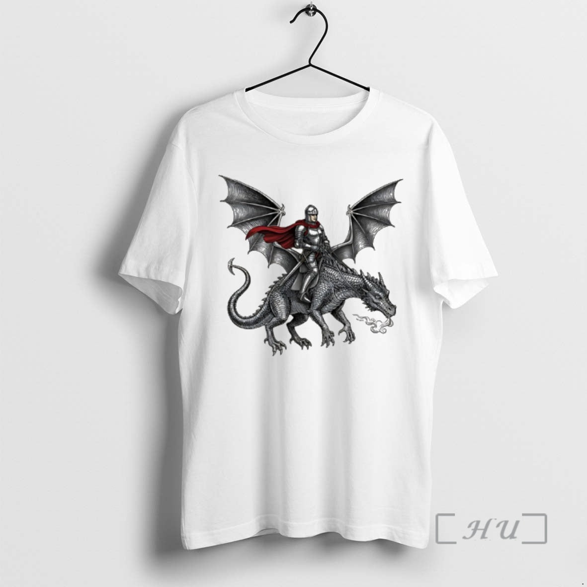 Officials Knight Riding Dragon Art T-Shirts, Hoodie, Sweatshirt | PopFlextees.com