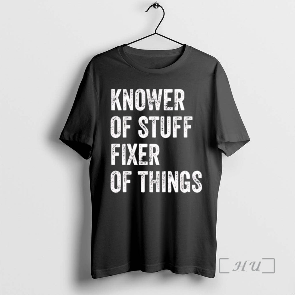 Officials Knower Of Stuff Fixer Of Things Vintage T-Shirts, Hoodie, Sweatshirt | PopFlextees.com