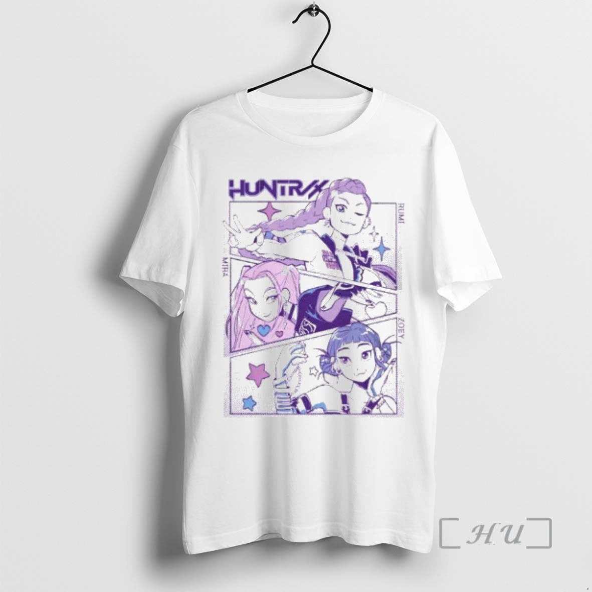 Officials Kpop Demon Hunters Panel Art Huntrx Ornaments T-Shirts, Hoodie, Sweatshirt