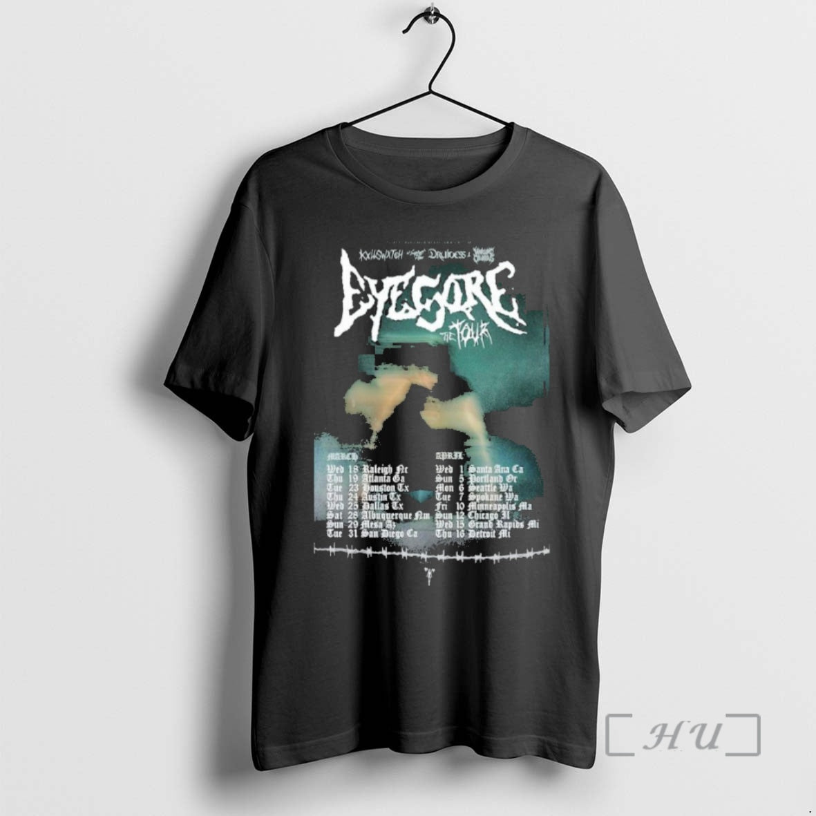 Officials Kxllswxtch Druidess Warlord Colossus March April Tour 2026 T-Shirts, Hoodie, Sweatshirt | PopFlextees.com