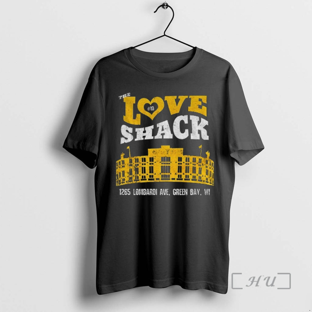Officials Lambeau Field Stadium Green Bay Packers Football Love Shack T-Shirts, Hoodie, Sweatshirt | PopFlextees.com