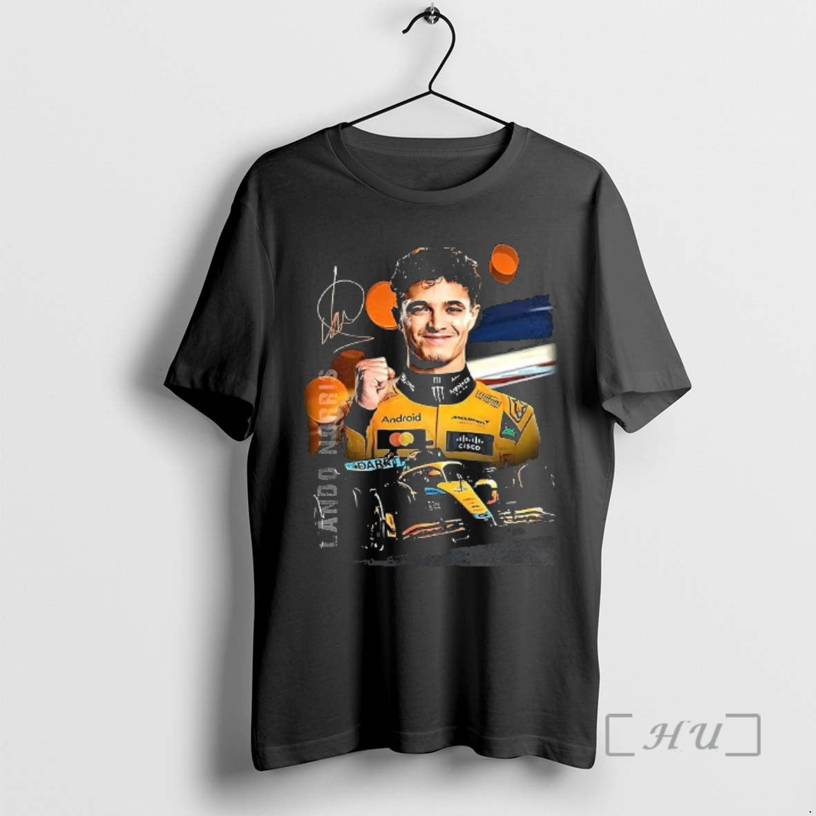 Officials Lando Mclaren F1 2025 Celebration Signature T-Shirts, Hoodie, Sweatshirt | PopFlextees.com
