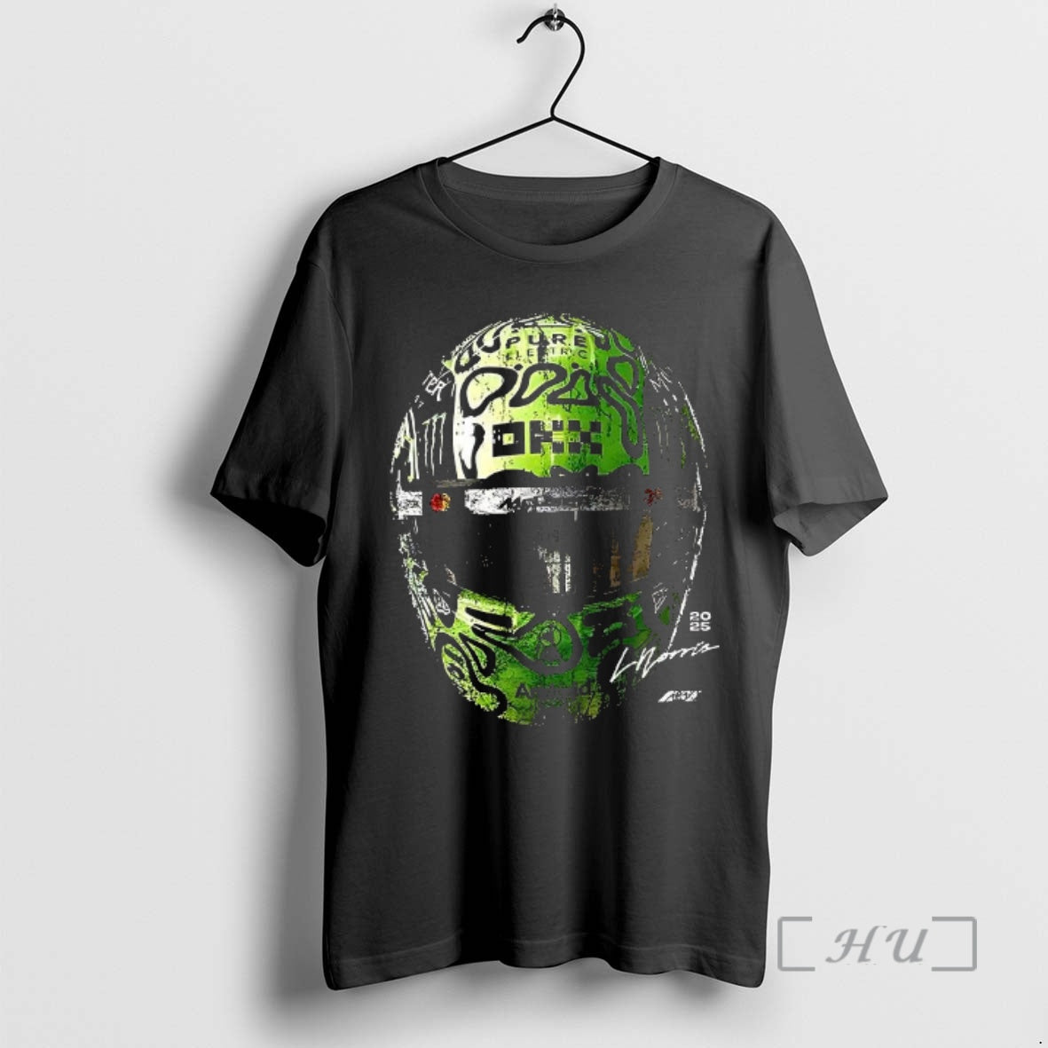 Officials Lando Mclaren F1 2025 Helmet Signature T-Shirts, Hoodie, Sweatshirt | PopFlextees.com