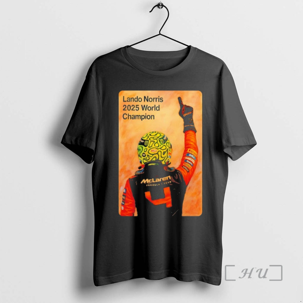 Officials Lando Norris 2025 Champion F1 Victory Celebration T-Shirts, Hoodie, Sweatshirt | PopFlextees.com